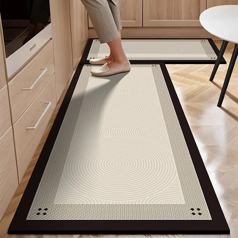 

Водопоглощающий ковер для кухни, противоскользящий напольный коврик, диатомовая грязь, впитывающий масло, коврики для ног, декоративный ковер для дома Alfombra De Cocina 50x80cm