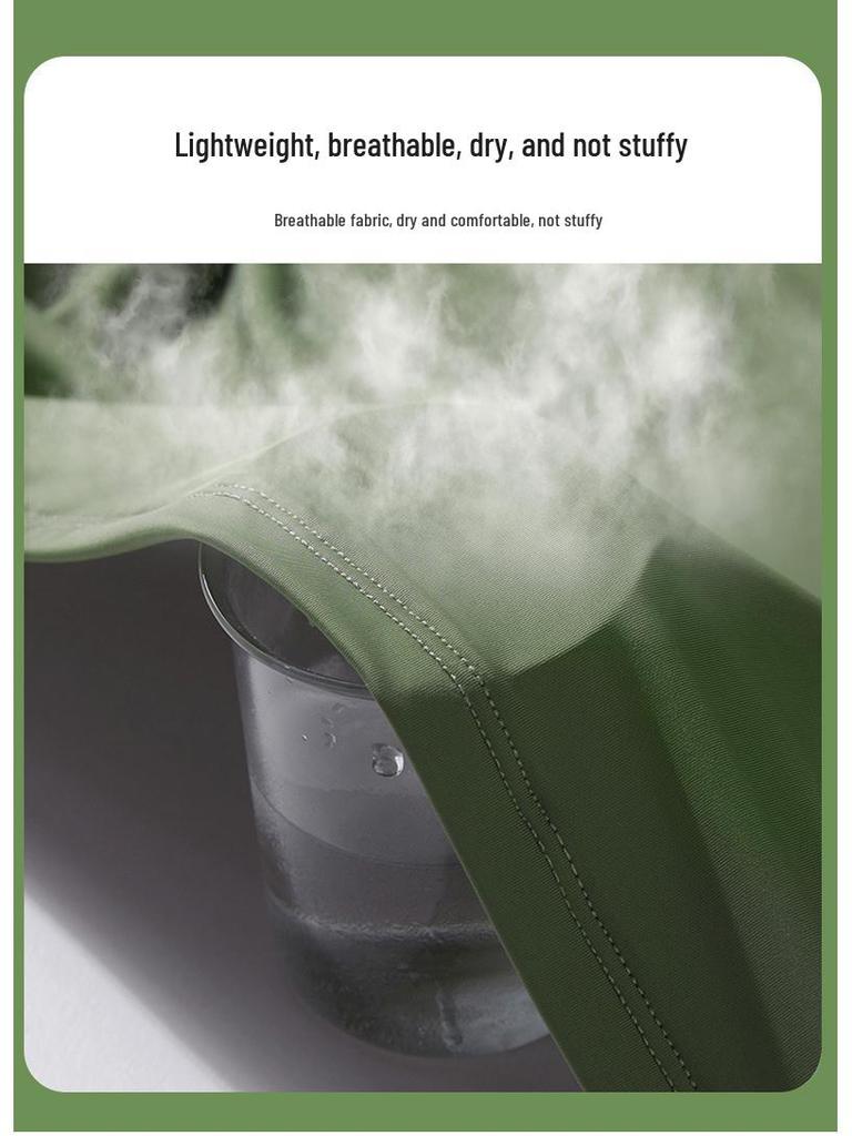 Damska kurtka letnia z czarnym rondem UPF50+ chroniąca przed słońcem