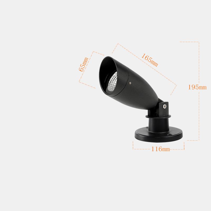 Waterproof Led Garden Decorative Lighting 12W Outdoor Spike Lawn Lamp Landscape Lamp Garden Path Spotlight Ac110V 220V Dc12V