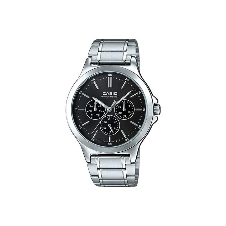 CASIO Men Standard Series Black Watch MTP-V300D-1A MTP-V300D-1A Black Dial Regular Box