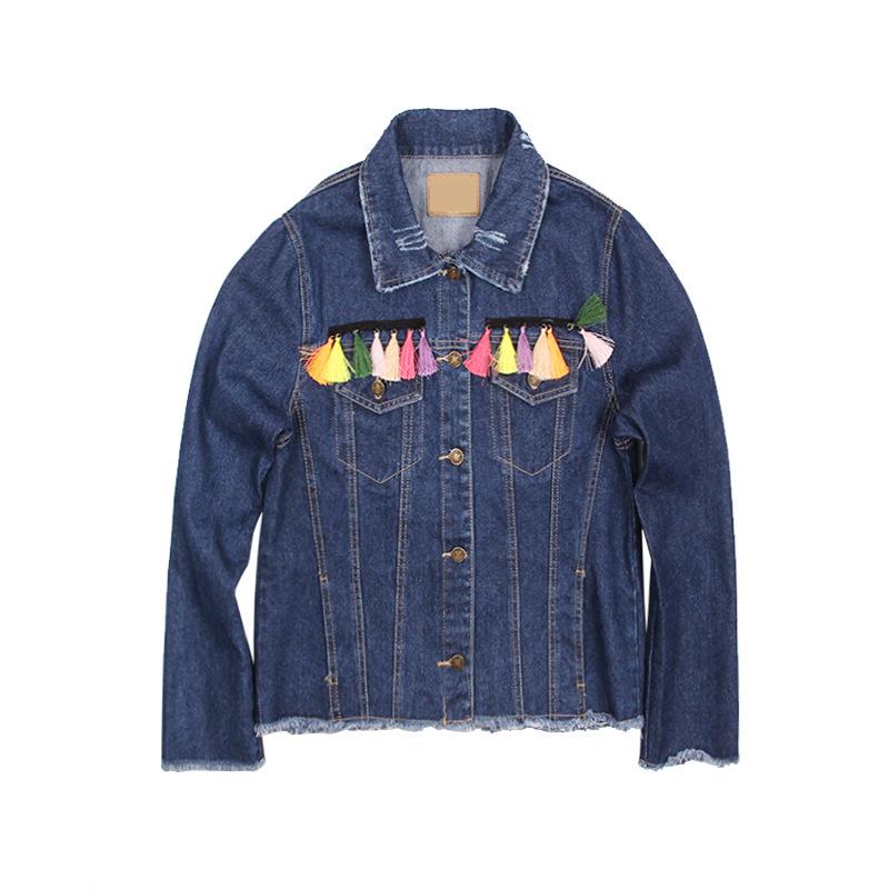 

XITAO полосатая синяя куртка женская однобортная элегантное пальто богини OF034-2 One Size синий