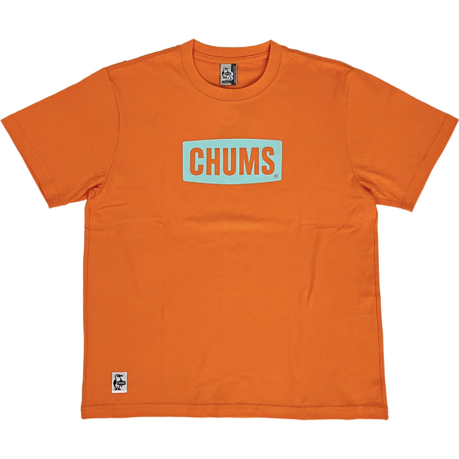 

Logo short sleeve USA cotton [Chums] T-shirt CH01-2277 (M, D001 Orange)