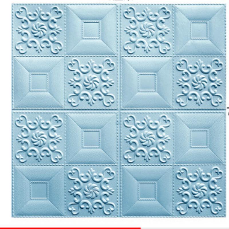 7 Color 3D Stereo Wall Stickers Self-adhesive Ceiling Bedroom TV Background Decorative Stickers