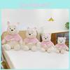 Pooh Cape Pink Bear Plush Toy Cartoon Stuffed Doll Room Decoration Kids Gift