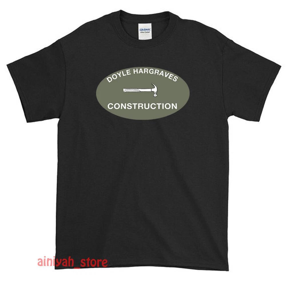 New Doyle Hargraves Construction Logo Men s Funny T shirt USA Size S-XXL S