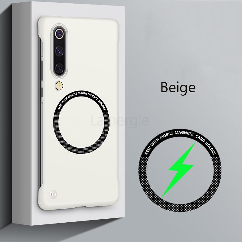 For Xiaomi 9 10 Frameless Magnetic Slim Case For Xiaomi 9 Mi 10 Pro Mi9 Mi10 Pro Wireless Charging Hard Back Cover