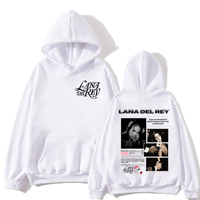 Sängerin Lana Drey Musikalbum Hoodies Herren Damen Hip Hop Mode Langarm Pullover Lässige Kapuzenpullover Streetwear