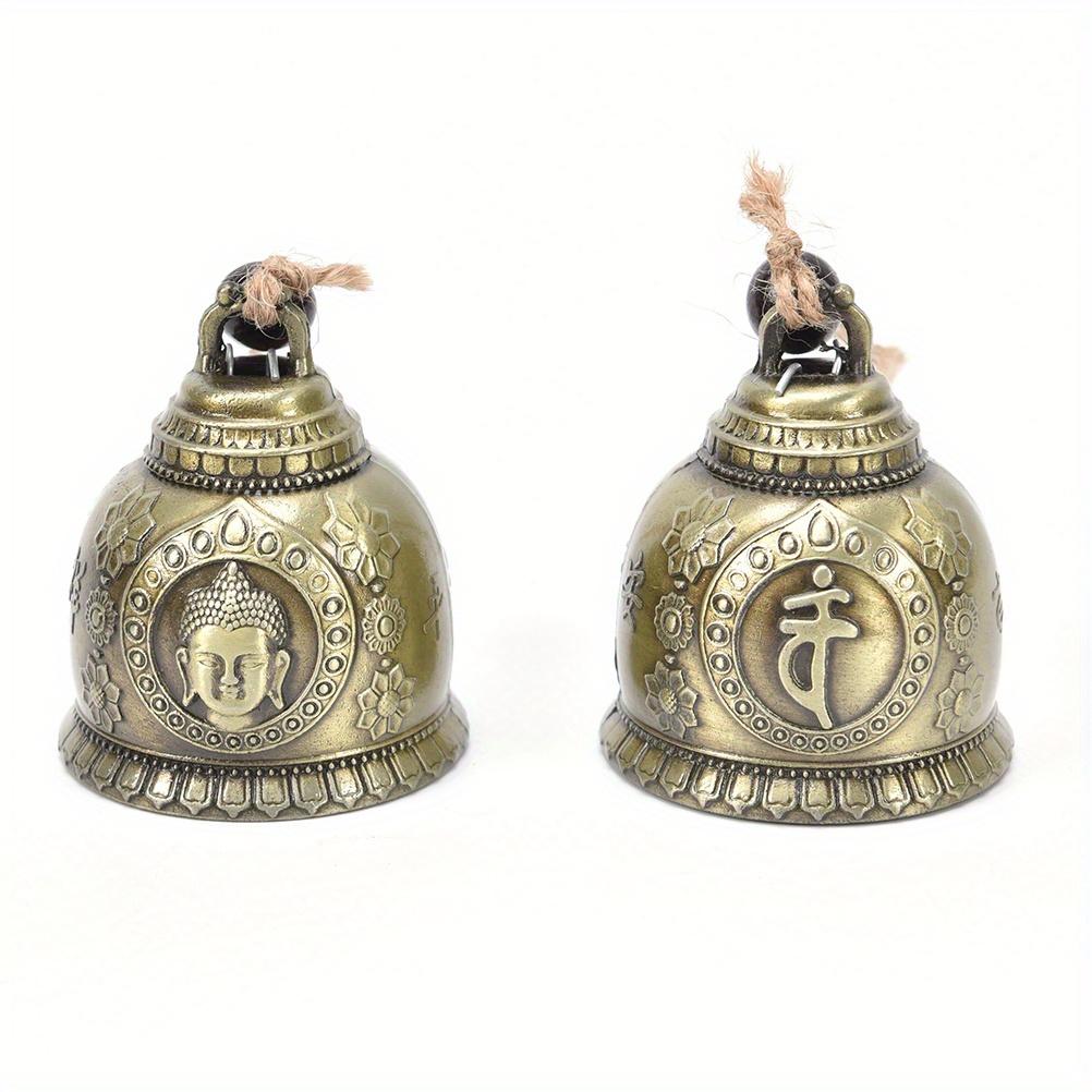 Gift Crafts for Good Luck Lucky Blessing Feng Shui Wind Chime Buddha Statue Pattern Bell Fortune Home Car Hanging Decor