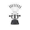 Fondue - TRISTAR - FO-1106 - 1400W - 8 Personnes - 1.3L - Noir Et Inox - Thermostat Réglable