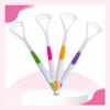 Nurpi plastic tongue cleaner Fights Bad Breath & Oral Health Care Improved Taste Sense for fresh people of india for adult & children Flexible Hand