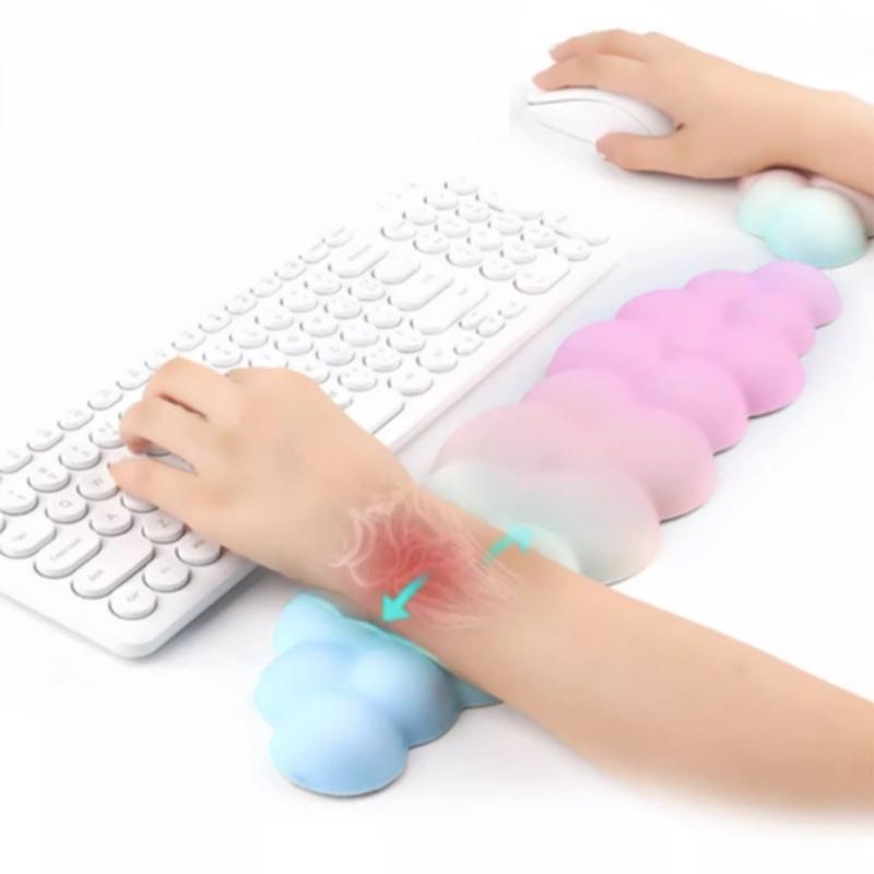 Soft Ergonomic Cloud Mouse Wrist Rest Silicone Pad Rest Desk Wrist Support Ergonomic Mouse Pad For Extended Computer