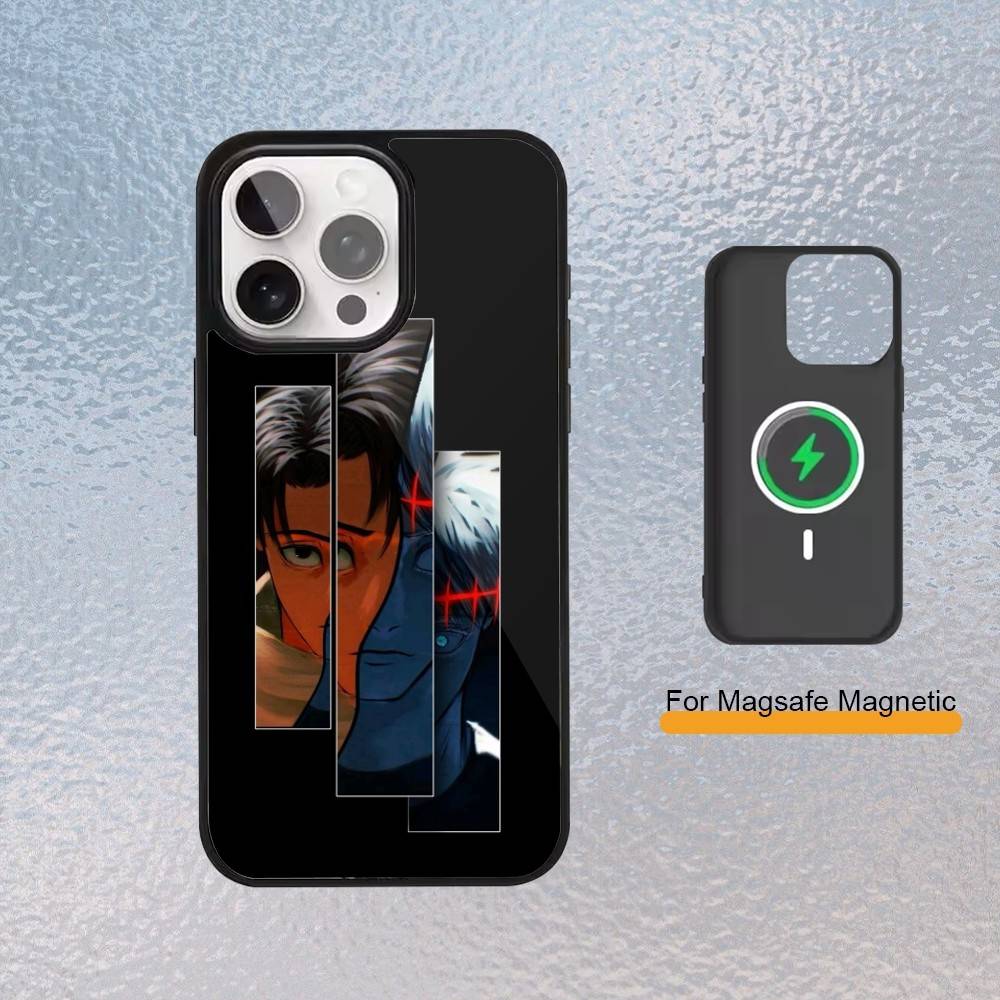 Okkotsu Yuta Jujutsu K-Kaisen Phone Case for iPhone 17,16,15,14,13,12,11 Plus,Pro Max Magnetic Wireless Charging Cover