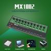 10-Channel Audio Mixer for Musical Instruments and Guitar Amplifier