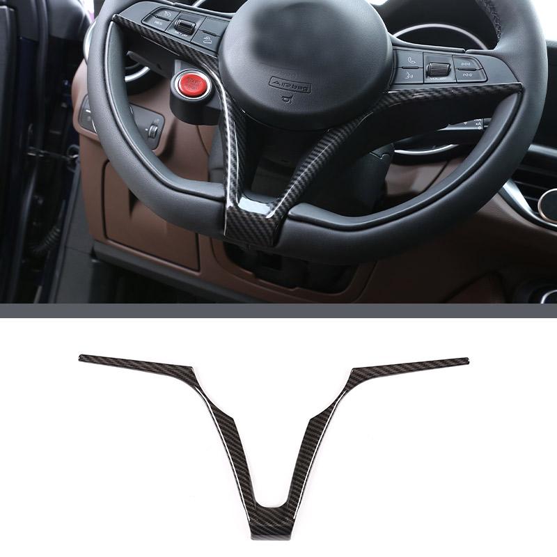 ABS Carbon Fiber For Alfa Romeo Stelvio 2017- Car Interior Trim Sticker Accessories Car Modification Car Styling