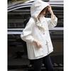 Demana Women's Autumn Hooded Loose Fit Jacket