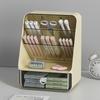 Transparent Dustproof Drawer Book and Desk Supply Organizer