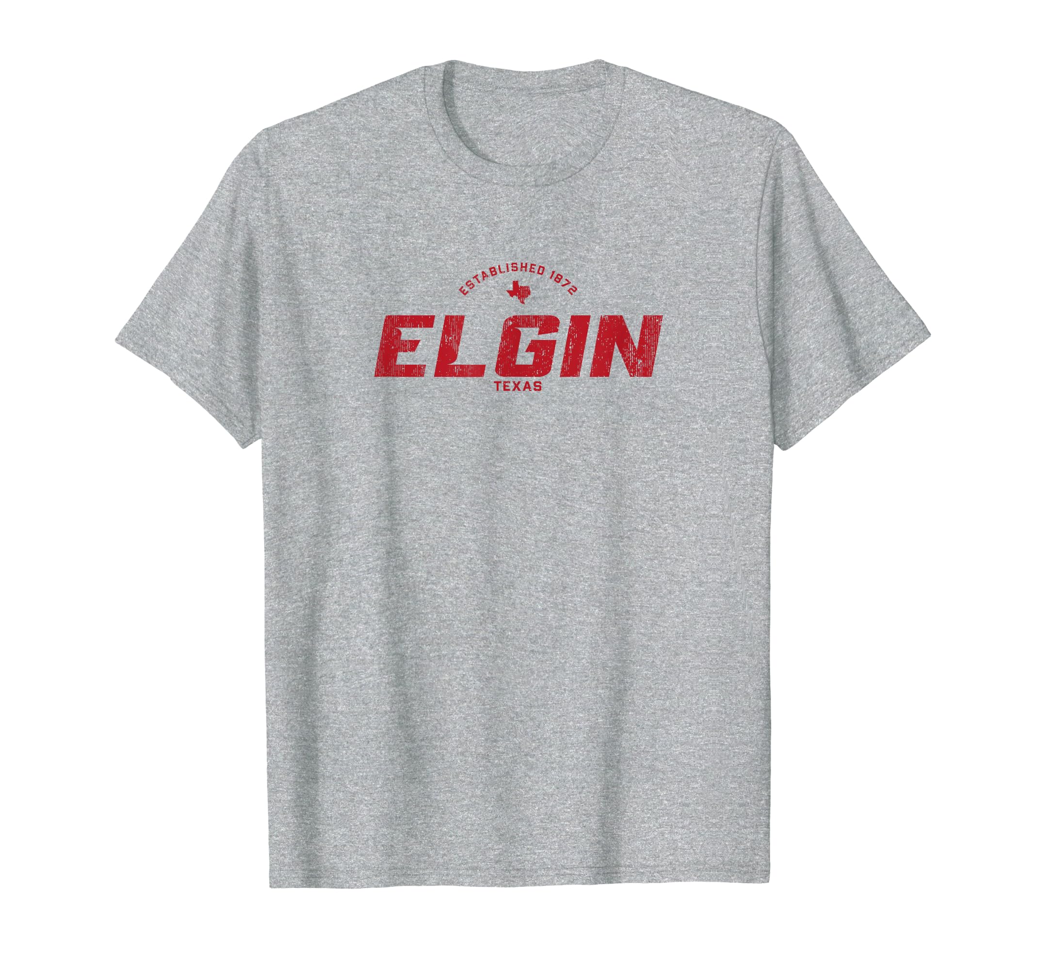 

Футболка Elgin Texas TX Vintage Athletic Red Sports с логотипом