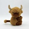 Highland Cow Plush Toy With Pp Cotton Filling For Kids Gift And Collectors