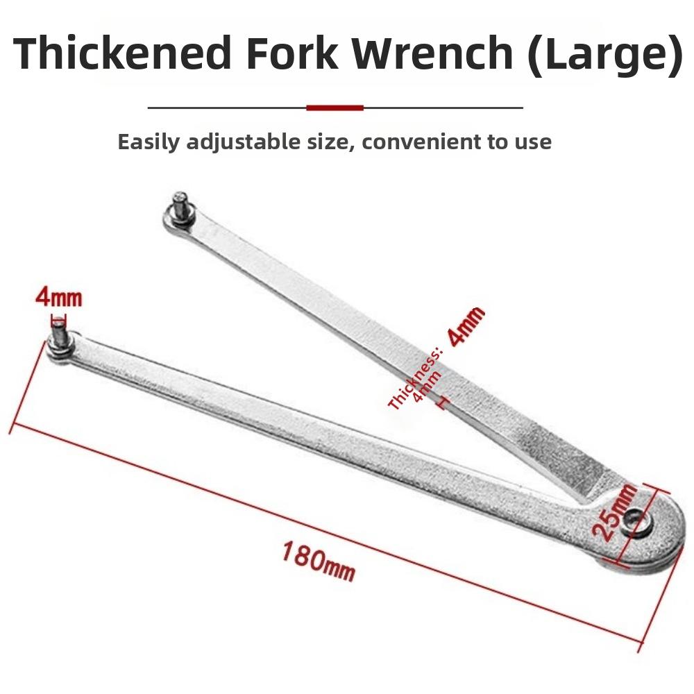 Universal Adjustable Pin Wrench Detachable Round Nut Pliers Durable Hand Tool Wrench For Grinders