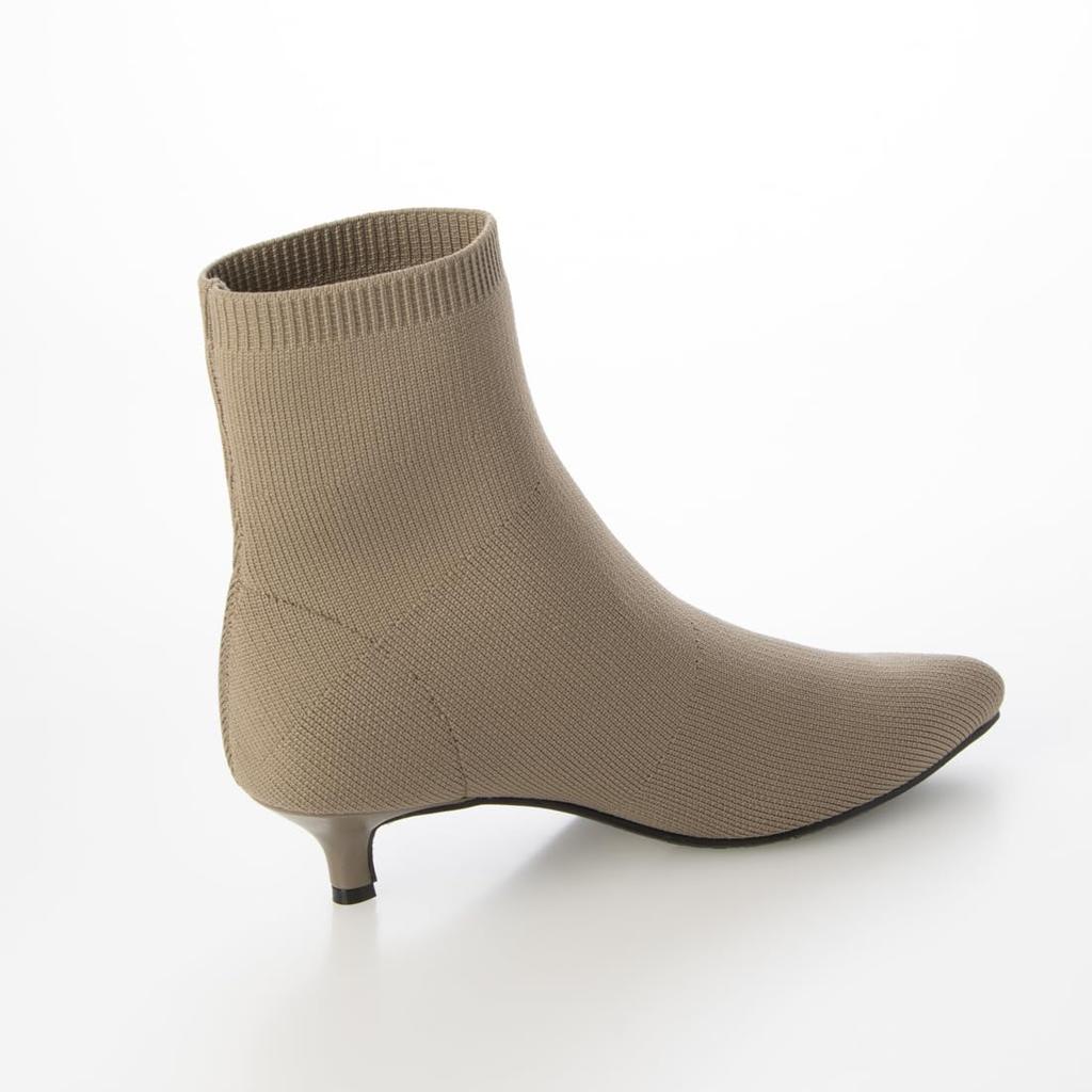 Evol Modestiefel Spitz Gestrickte Kurze Stiefel