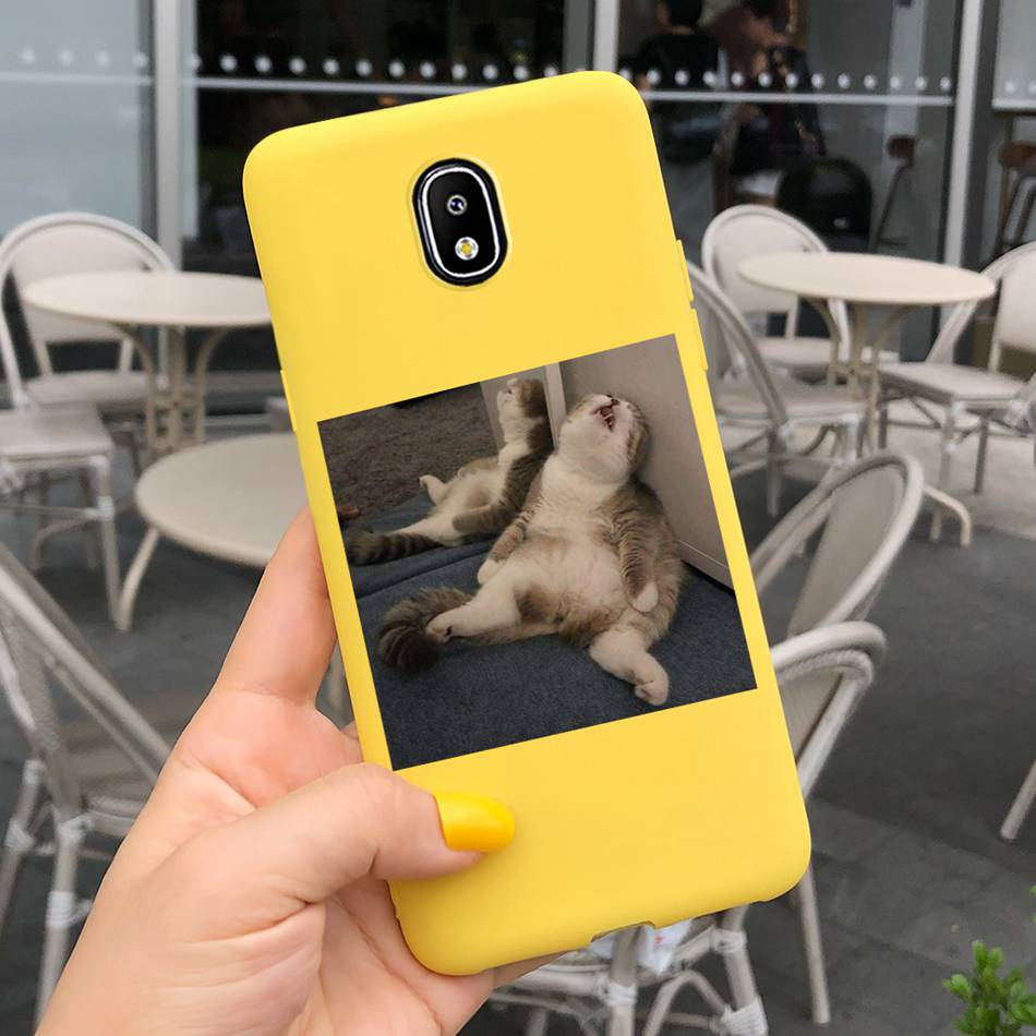 Candy Color Silicone Phone Case For Samsung Galaxy J3 J5 J7 2017 Case J330 J530 J730 Soft TPU Cover For Samsung J3 J5 J7 2017