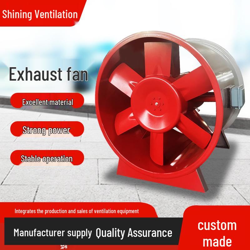 High-Temperature Axial Flow Smoke Exhaust and Ventilation Fan