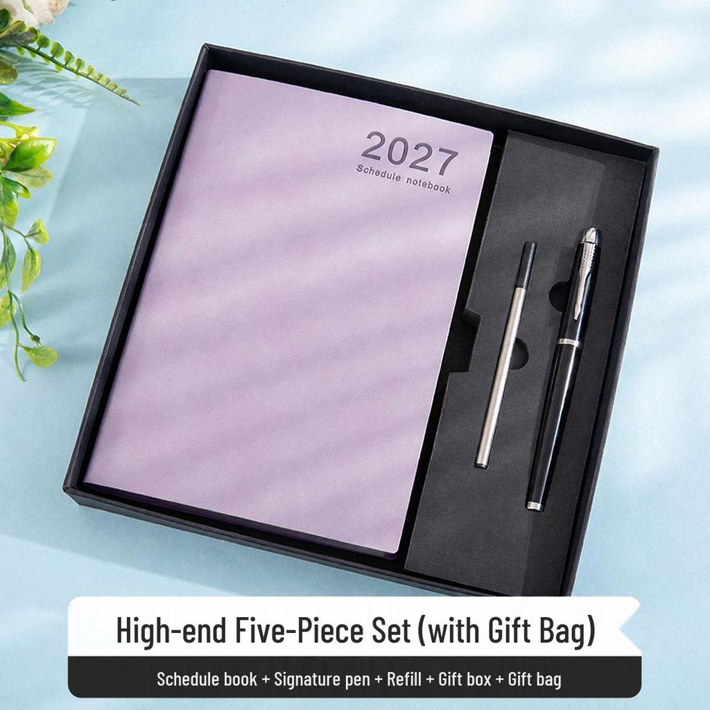 2026 Daily Planner: Thickened One Page Per Day Business Diary Notebook