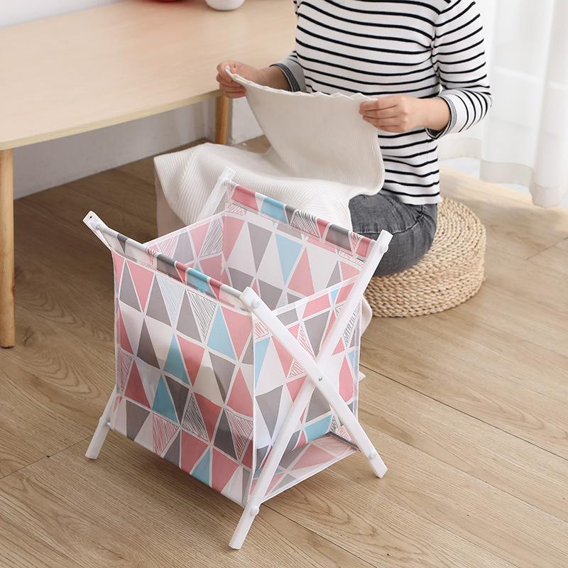 Household Fabric Large Dirty Clothes Multifunctional Assembly Laundry Basket Foldable Storage Clothes Bucket