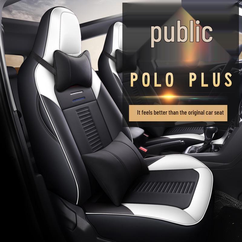 XM Custom Sports Leather Seat Cover for Volkswagen Polo Plus - All-Season, Perfect Fit
