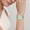 CASIO Quartz Movement Stainless Steel Strap Watch Unisex Green Dial LTP-VT03D-3B