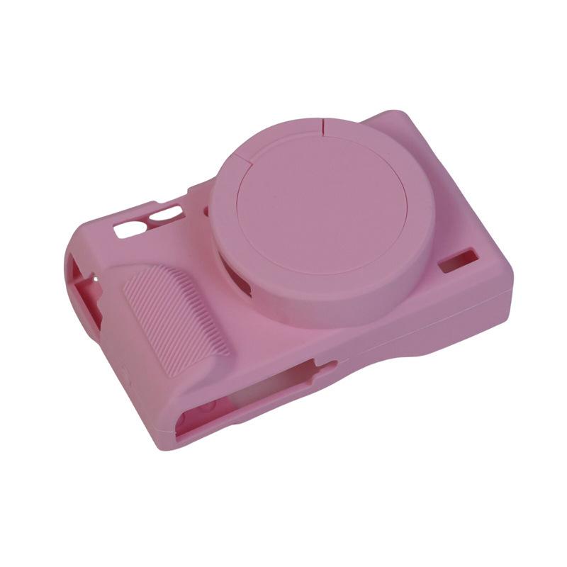 

Soft Silicone Protective Case for Canon PowerShot G7Xmark III рожевий