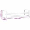 Wall Shelf 2 pcs Black Oak Effect 60 x 16 x 14 cm