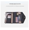 Tao Yin 2024 RFID Anti-Theft Passport and Card Holder: Simple, Solid Color, Multi-Functional for Travel