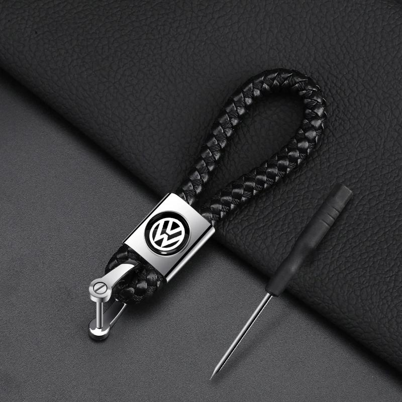 Metal Car Keychain Key Rings Emblem Gifts Pendant Accessories For VW GTI Polo Tiguan Passat Golf Jetta Lavida Skoda Octavia Et4