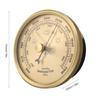 Barometer Analog Atmospheric Pressure Meter Manual Operation Antique Style Meteorology Equipment for Laboratory