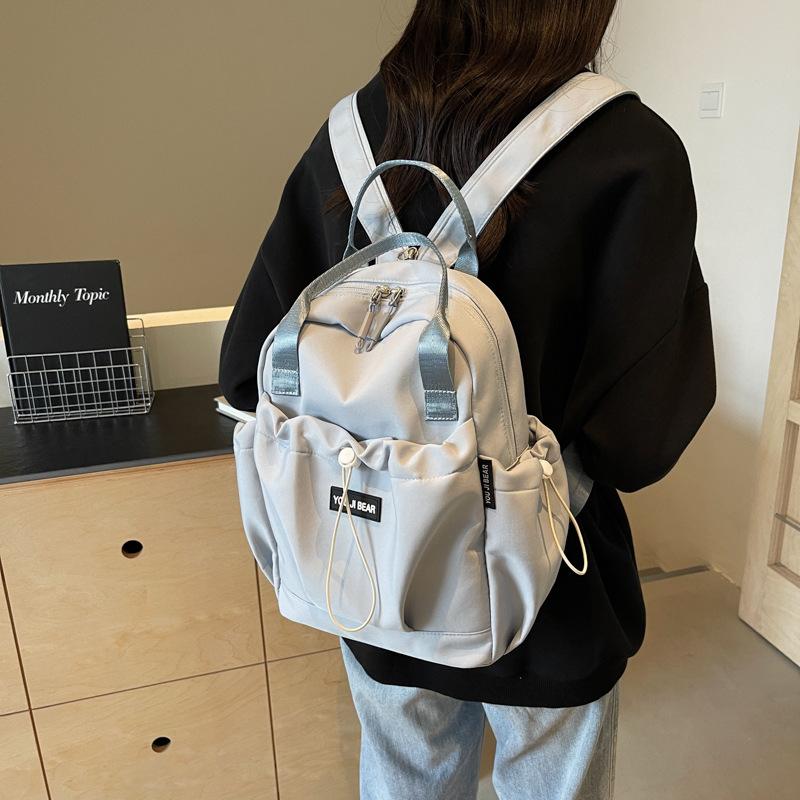 Schoolbag1011 New Casual Bag Commuting Fashion Simple Trend Portable Backpack Large Capacity