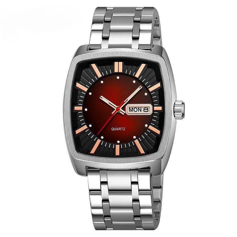 Mens Watches Quartz Movement Waterproof Wristwatches Date Week Display Male Clock