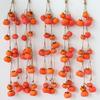 Frosted Persimmon String Wall Pendant for Autumn Decor – Perfect for Restaurants & Farmhouses