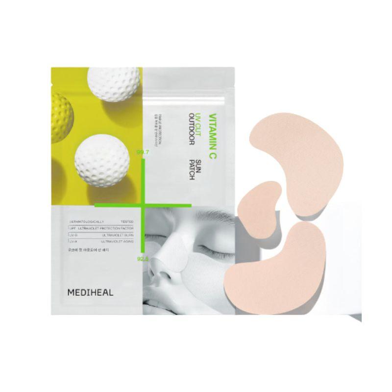 MEDIHEAL Vitamin UV Cut Outdoor Sun Patch Triple Protection SPF50+ UV Protection Patch 4 Sheets 1