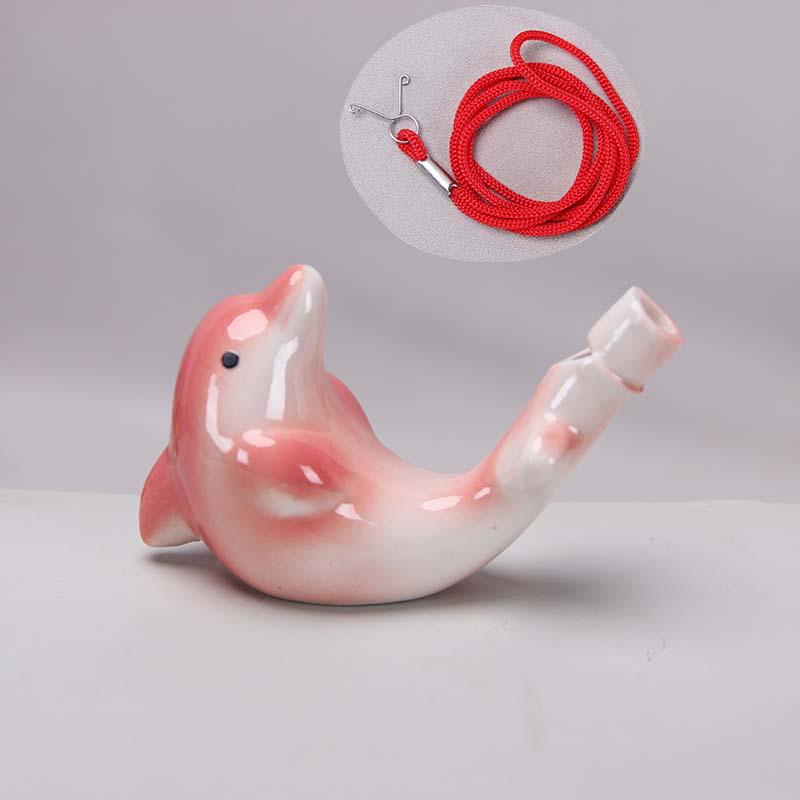 Keramisk Vattenfågel Ocarina Visselpipa - Barns Musikinstrument & Turist Hantverk