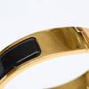 HERMES H700001 Click H Bangle Black / goldUsed