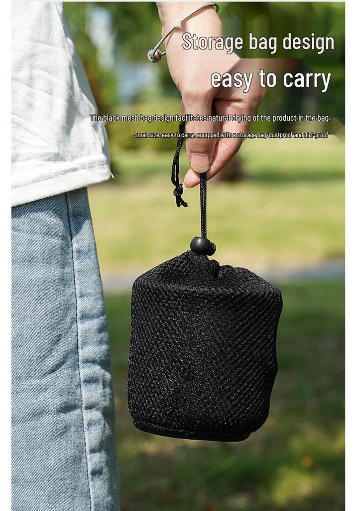 TA1 Titanium Outdoor Mug with Folding Handle - Portable Single-Layer Water, Coffee, and Tea Cup for Camping and Picnics