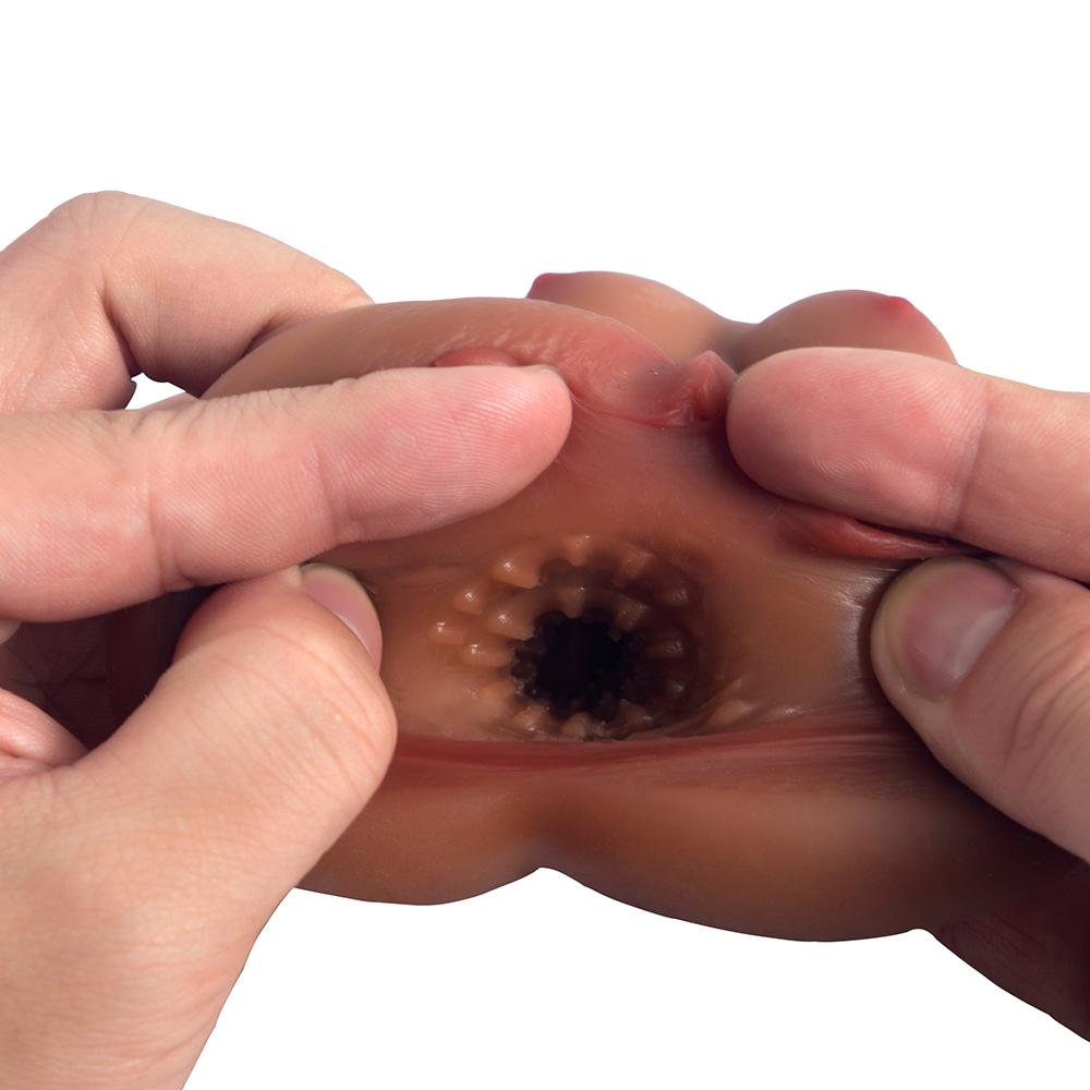 Realistic 3D Vagina Anal Plug Breast Male Masturbator Cup Adult Sex Products Toys for Men Airplane Cup