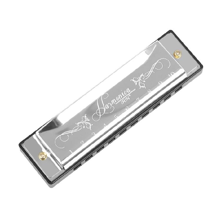 Blues Harps Mouth Organ 10 Holes 20 Tones Harmonica for Beginners, Professionals
