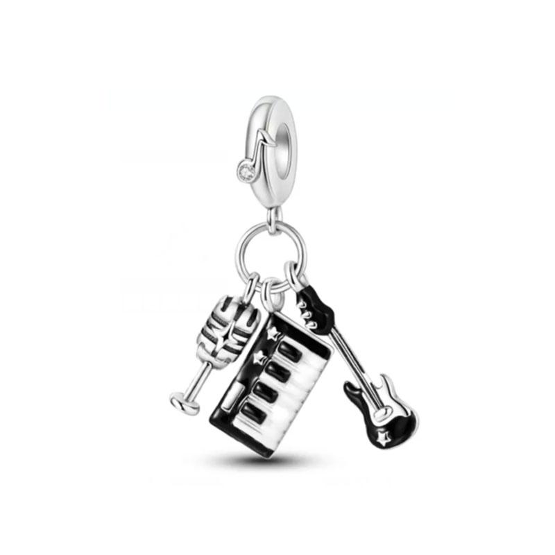 New Fine Copper Plated Sun Moon Star Pendant Diy Bead Dangle Charm Fit Original Bracelet Women Jewelry