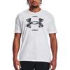 Under Armour Camo Logo Printed Vintage American Training Short Sleeve T-Shirt Men Tops White 1374027-100