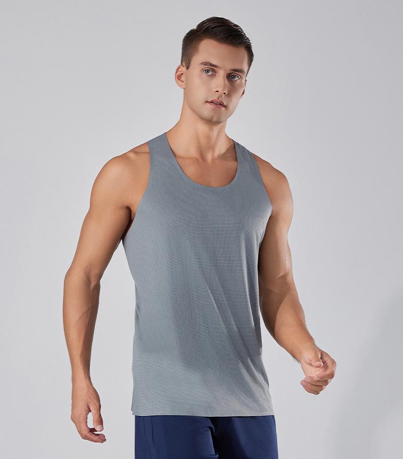 Men's Lightweight Quick-Dry Sports Vest - Breathable Unisex Sleeveless Running & Training Top