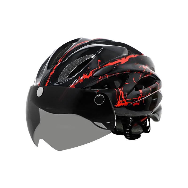 Adult Mountain Road Bicycle Helmet with Goggles