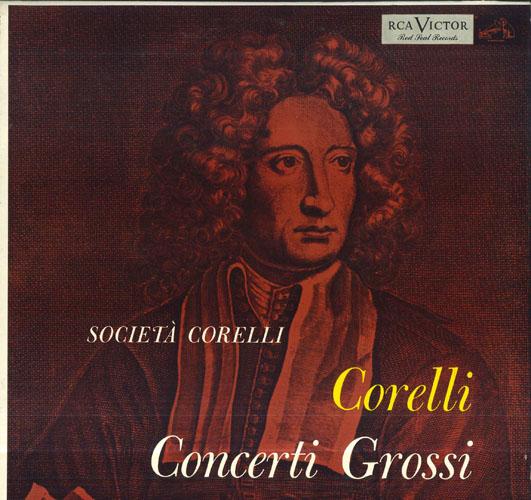 Виниловая пластинка CORELLI SOCIETA CORELLI Concerti Grossi LM1776 RCA VICTOR RED 1954 Канада Классическая Б/у