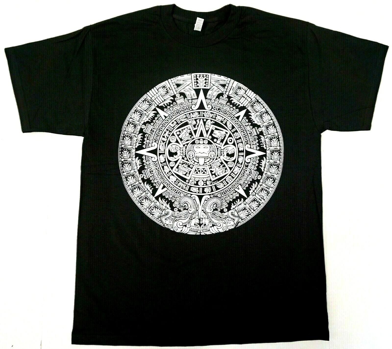 Mexico Mayan Calendar T-Shirt XXL